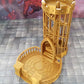 Elegant Spiral Dice Tower with Courtyard Landing For Dungeons and Dragons D&D