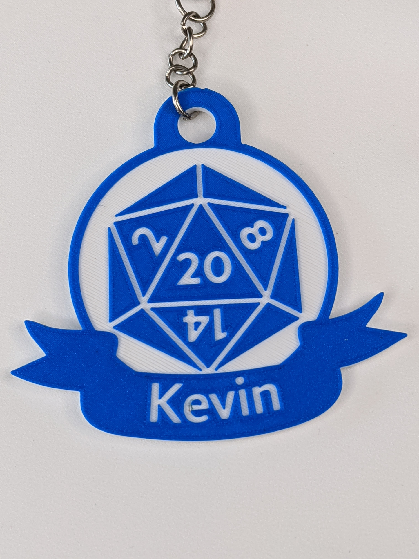 D&D Keychain with Custom Name