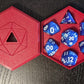 Dice Set with Organiser Case - For Tabletop RPGs, D&D, Pathfinder