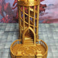 Elegant Spiral Dice Tower with Courtyard Landing For Dungeons and Dragons D&D