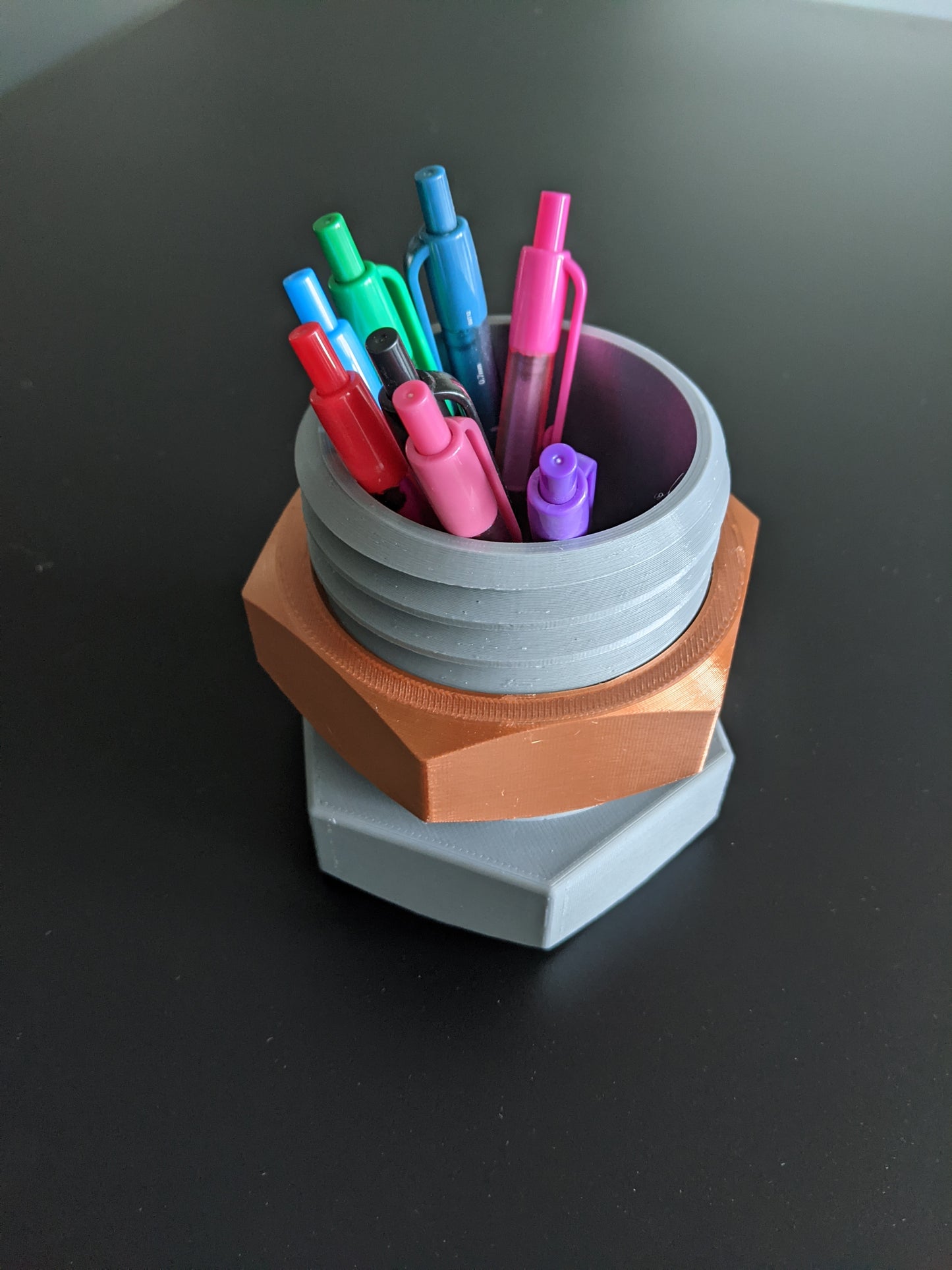 Nut and Bolt Pencil Holder | Pen Cup | Desk Organiser