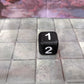 Weighted D6 Dice | 6-sided Loaded Die | 3D Printed | Lucky and Cursed