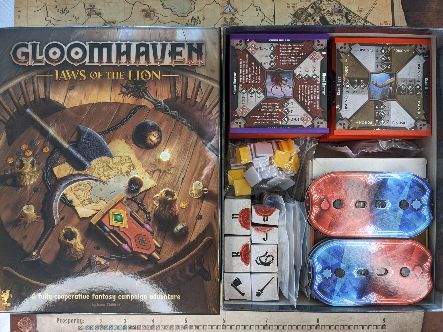 Zenpy Box Organiser for Gloomhaven Monster Tokens, Abilities and Stats