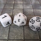 Weighted D&D Dice - D4, D6, D8, D12, D10, D20, D100 | 3D Printed Loaded Dice