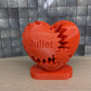 3D Printed Heart with Meshing Gears