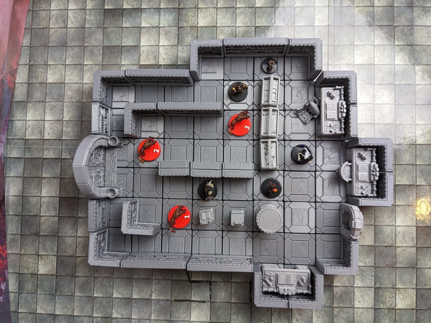 D&D Magnetic Library Terrain Kit - Modular Magnetic Tiles