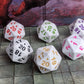 Weighted D20 Dice - Large Novelty Dice for D&D, Pathfinder, Board Games