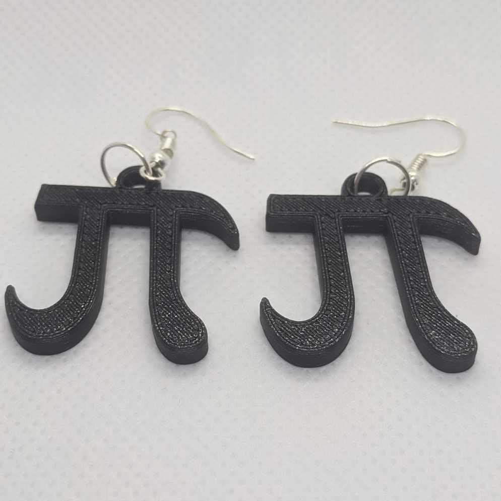 Pi Earrings