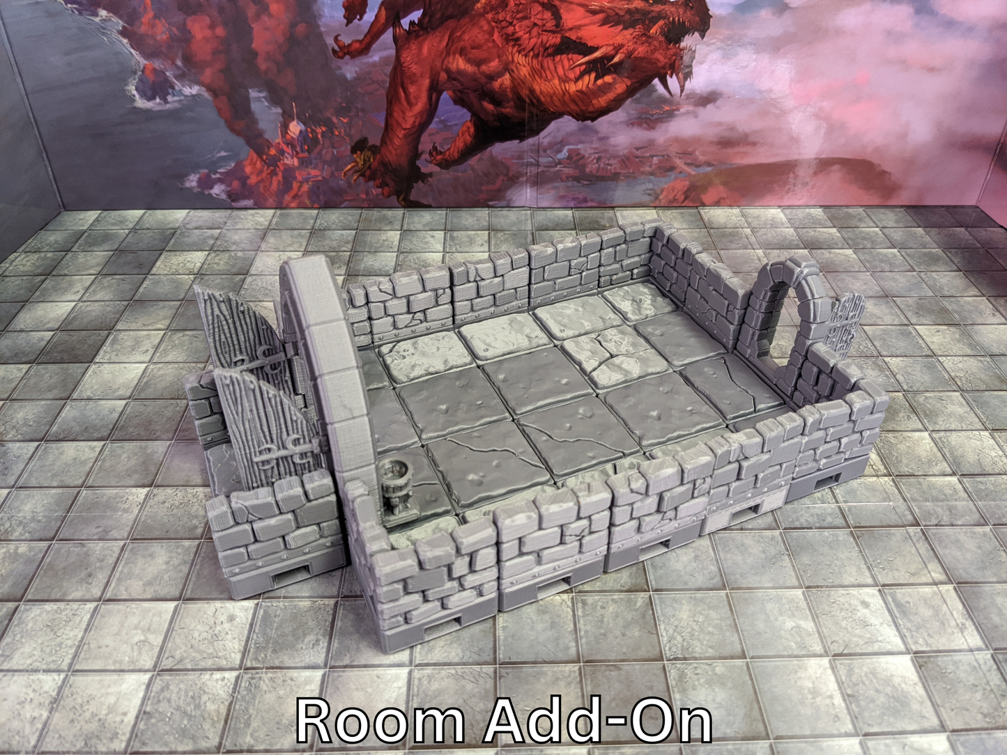 D&D Magnetic Dungeon Terrain Kit - Modular Magnetic Tiles