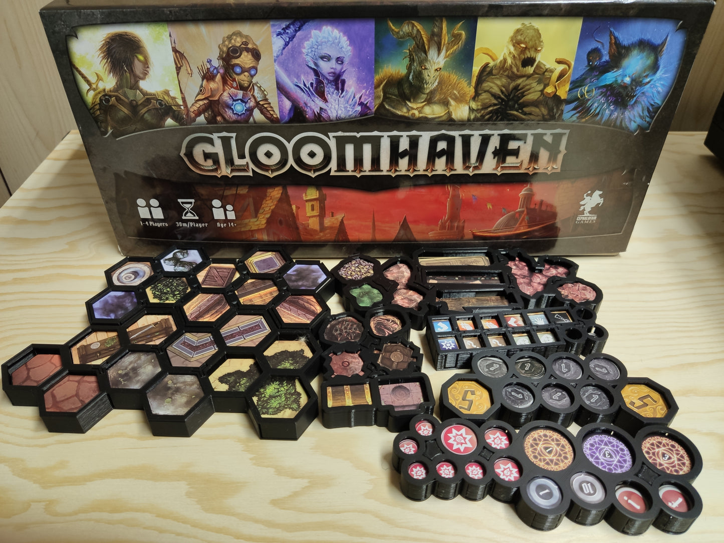 Ultimate Upgrade Packs for Gloomhaven, Frosthaven and Jaws of the Lion | Stands, Organizers, Dashboards, Inserts, Trackers, Terrain & Minis