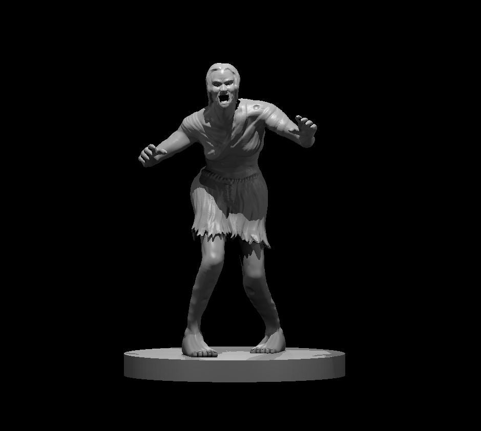 Zombies | D&D Mini | Resin Printed Miniature for Dungeons and Dragons | mz4250