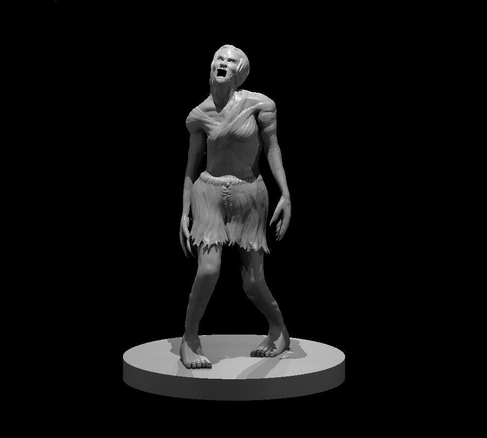 Zombies | D&D Mini | Resin Printed Miniature for Dungeons and Dragons | mz4250